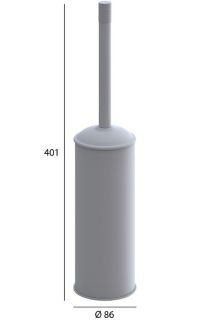 Ёршик для унитаза Boheme Uno 10984-MG золото матовое
